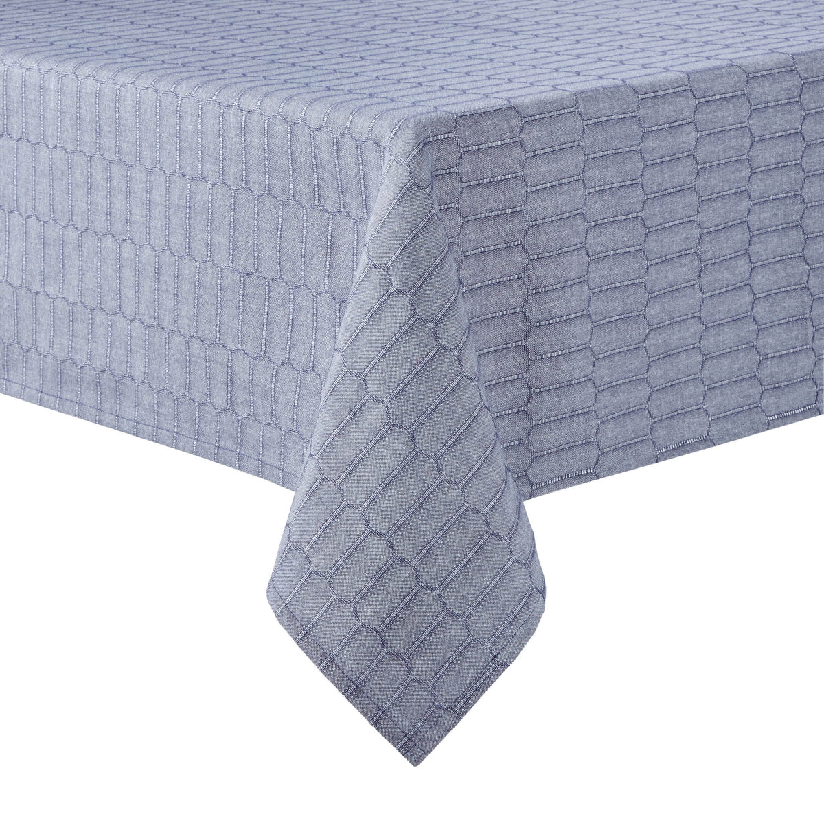 Blue Fabric Tablecloth Z4936