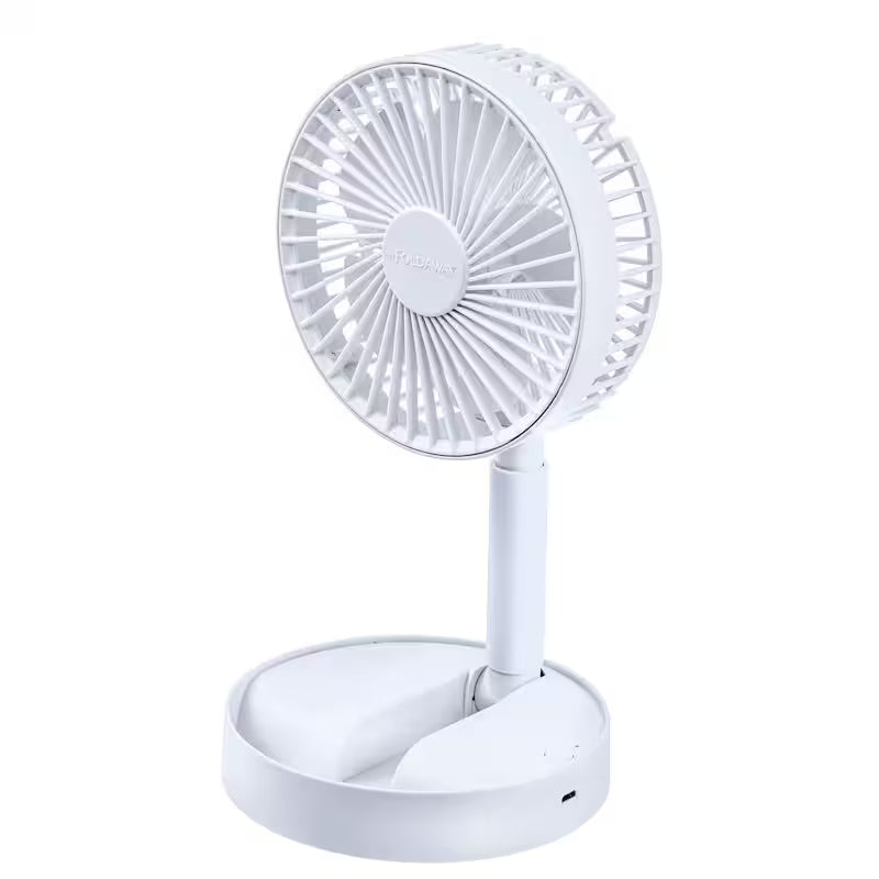 2-in-1 Adjustable Height Foldable Portable Fan U46486