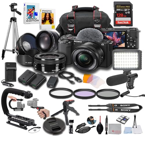 Sony ZV-E10 + 16-50mm Lens Pro Video Bundle (38pc) G8737