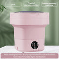 Portable Foldable Mini Washing Machine 8L Pink P9847