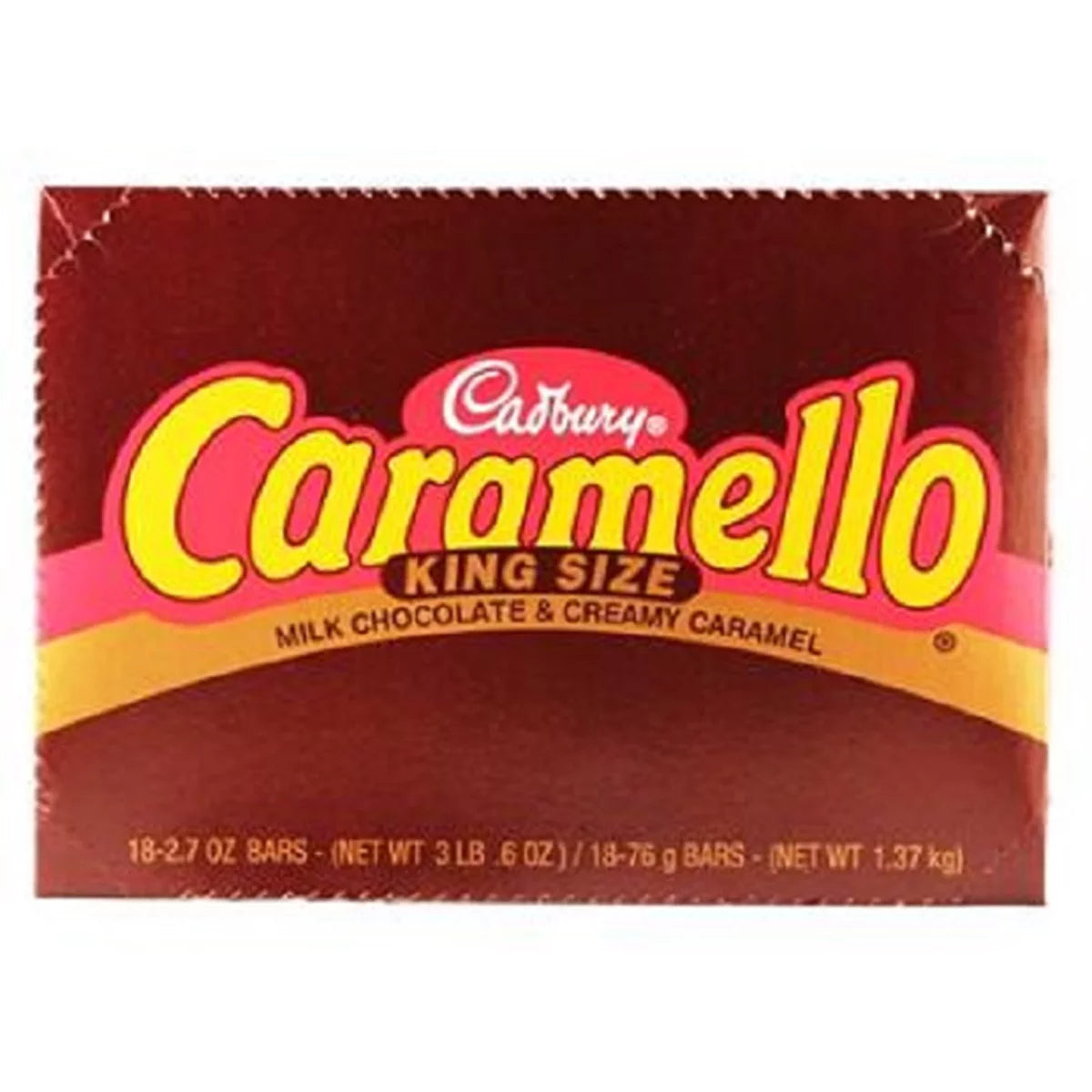 King Size Milk Chocolate & Creamy Caramel 18 Count 2.7 oz B5413