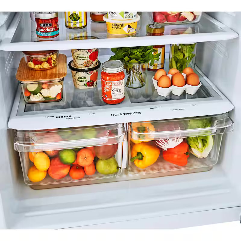 24 cu. ft. Top Mount Freezer Refrigerator Stainless Steel E710