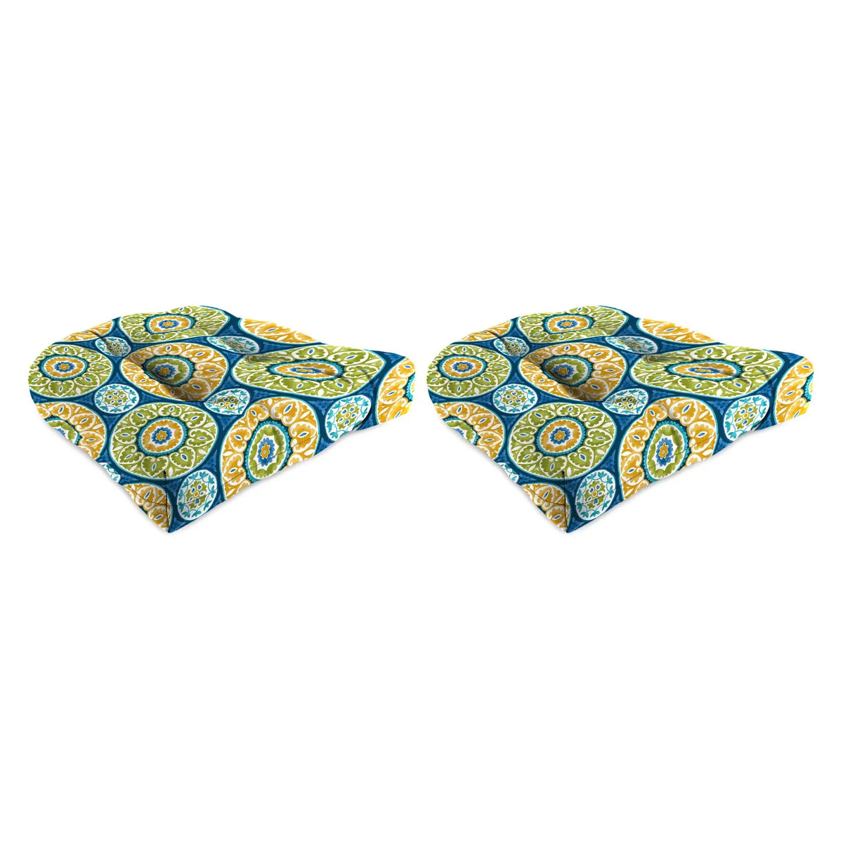 Outdoor Wicker Chair Cushion Set of 2 S2039