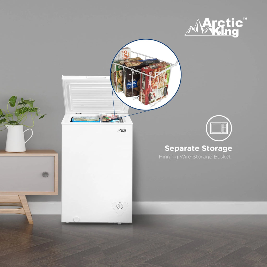 White 3.5 Cu ft Chest Freezer J2865