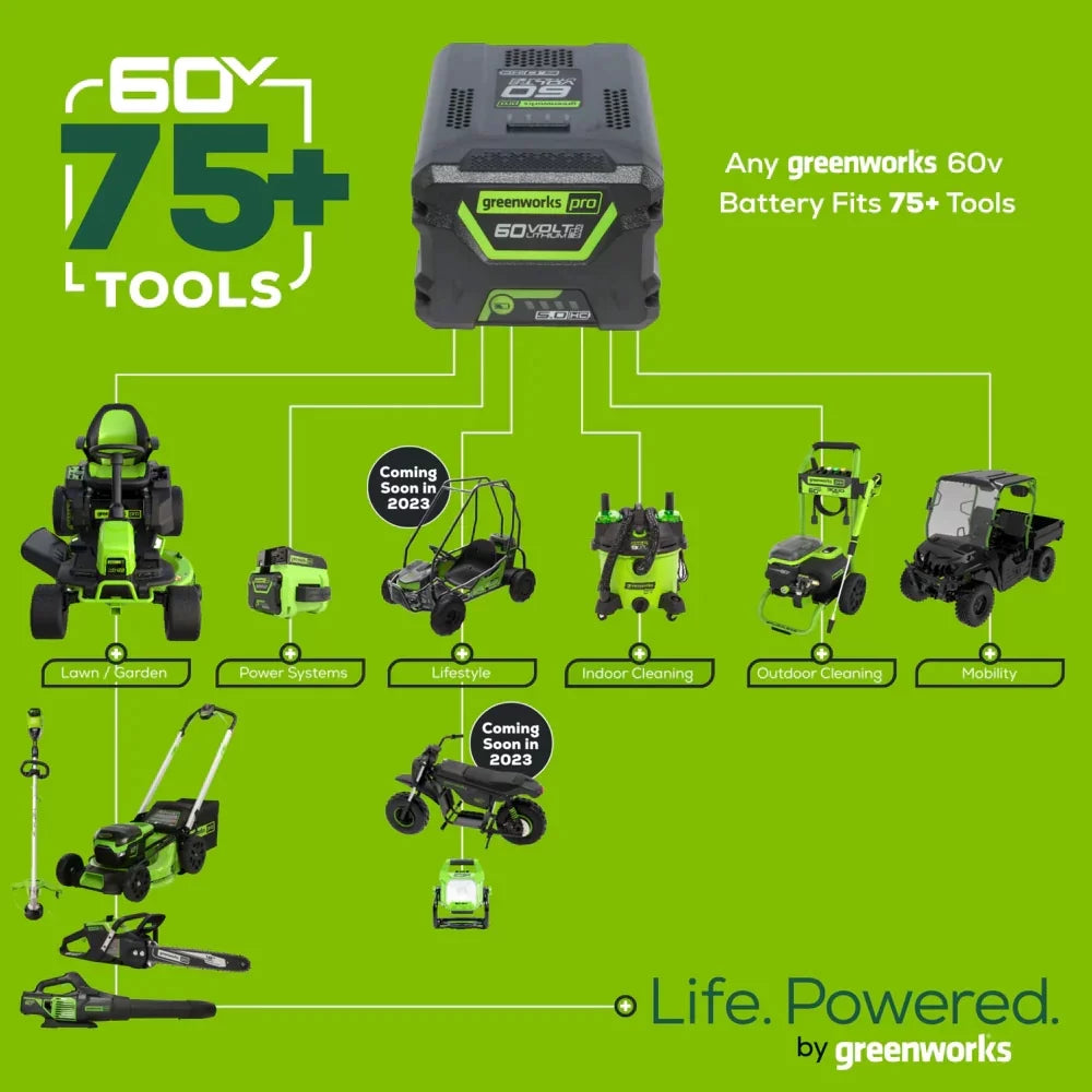 60V Cordless Leaf Blower with 2.0Ah Battery & Charger W2277