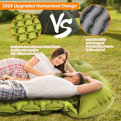 Double Self Inflating Sleeping Pad for 2 Person W51542