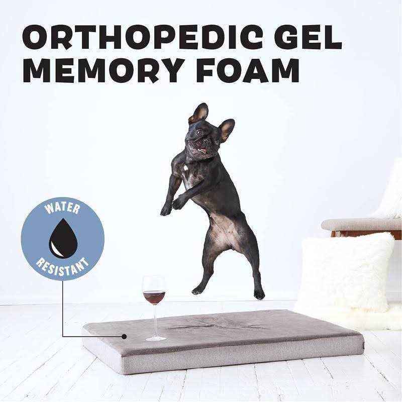 Memory Foam Dog Bed Plush Mattress T815