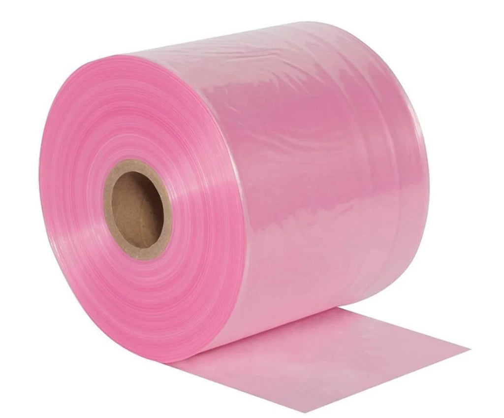 Pink Anti-Static Poly Tubing 24 X 1075 4 mil I4900