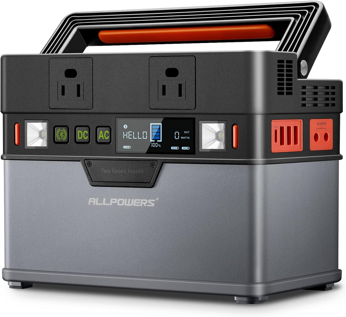 288Wh 300W Portable Power Station with 100W Foldable Solar Panel S9700