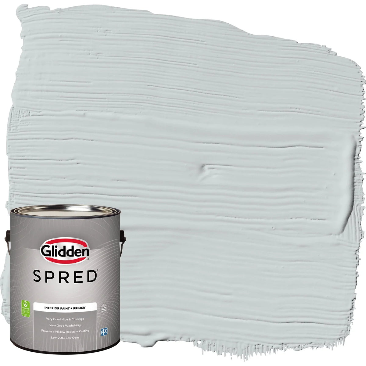 Interior Wall Paint Gray Eggshell 1 Gallon N45532
