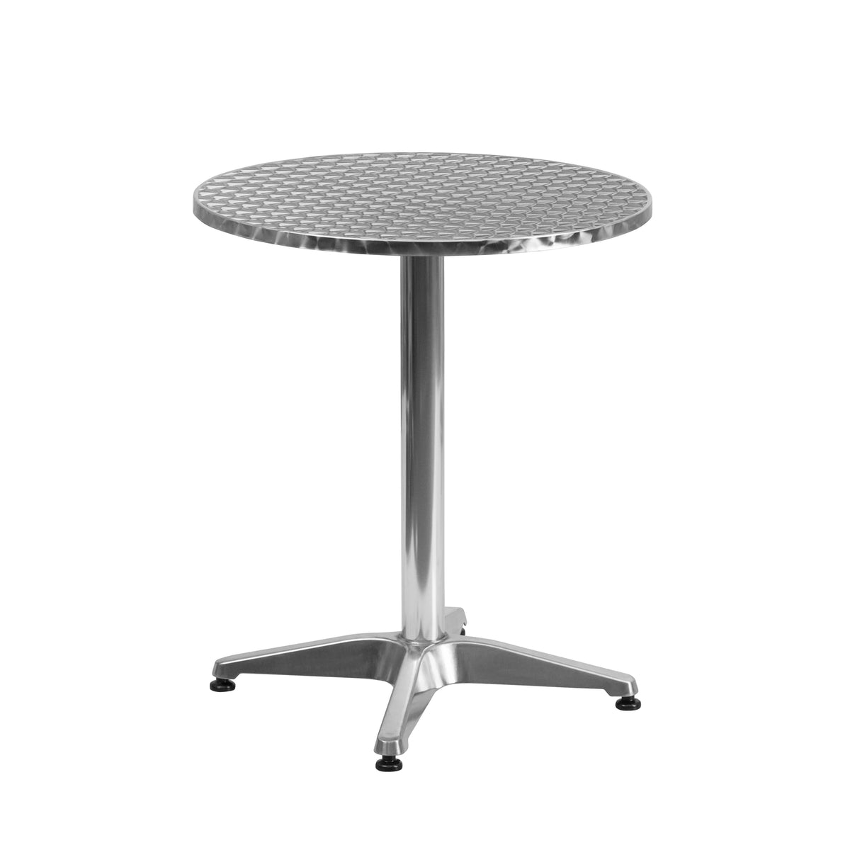 Round Aluminum Indoor-Outdoor Table Set with 4 Chairs I773918