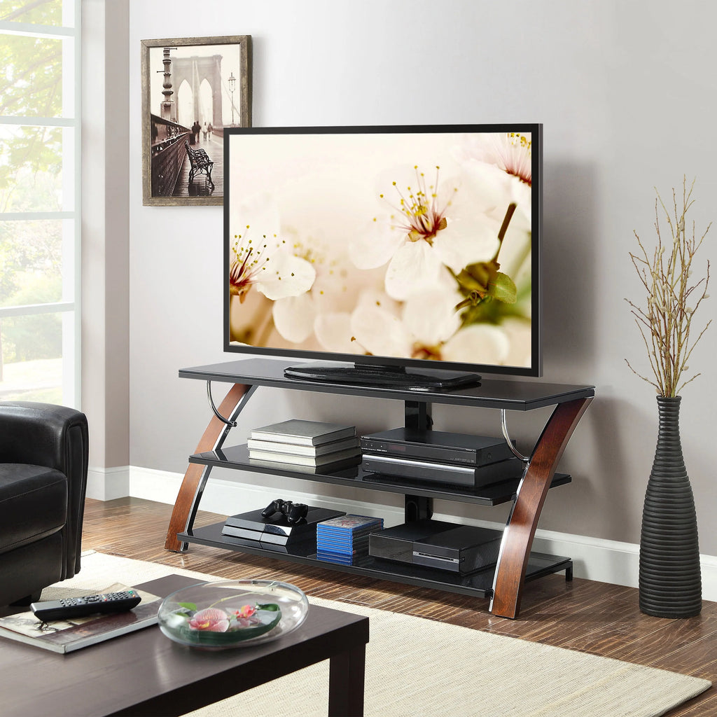 Brown Cherry TV Stand V5869