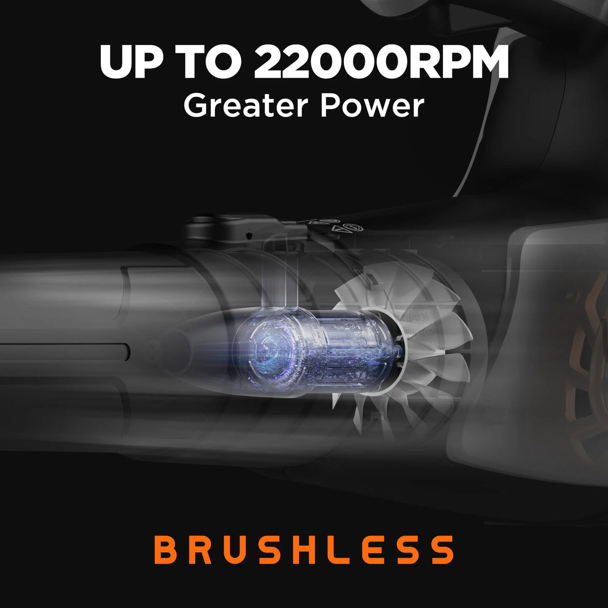2x20V 560CFM Brushless Electric Leaf Blower with 4.0Ah Battery U455537