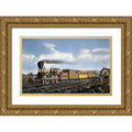 Gold Ornate Wood Framed Art Print X6435