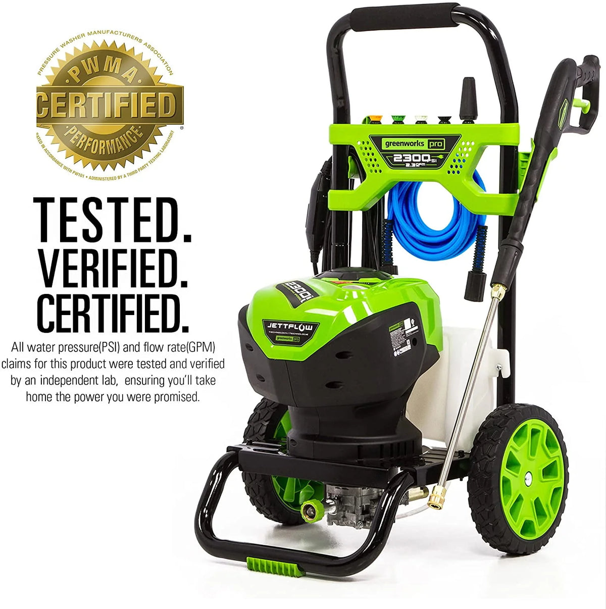 2300-PSI 14 Amp 2.3-GPM Brushless Pressure Washer V4446
