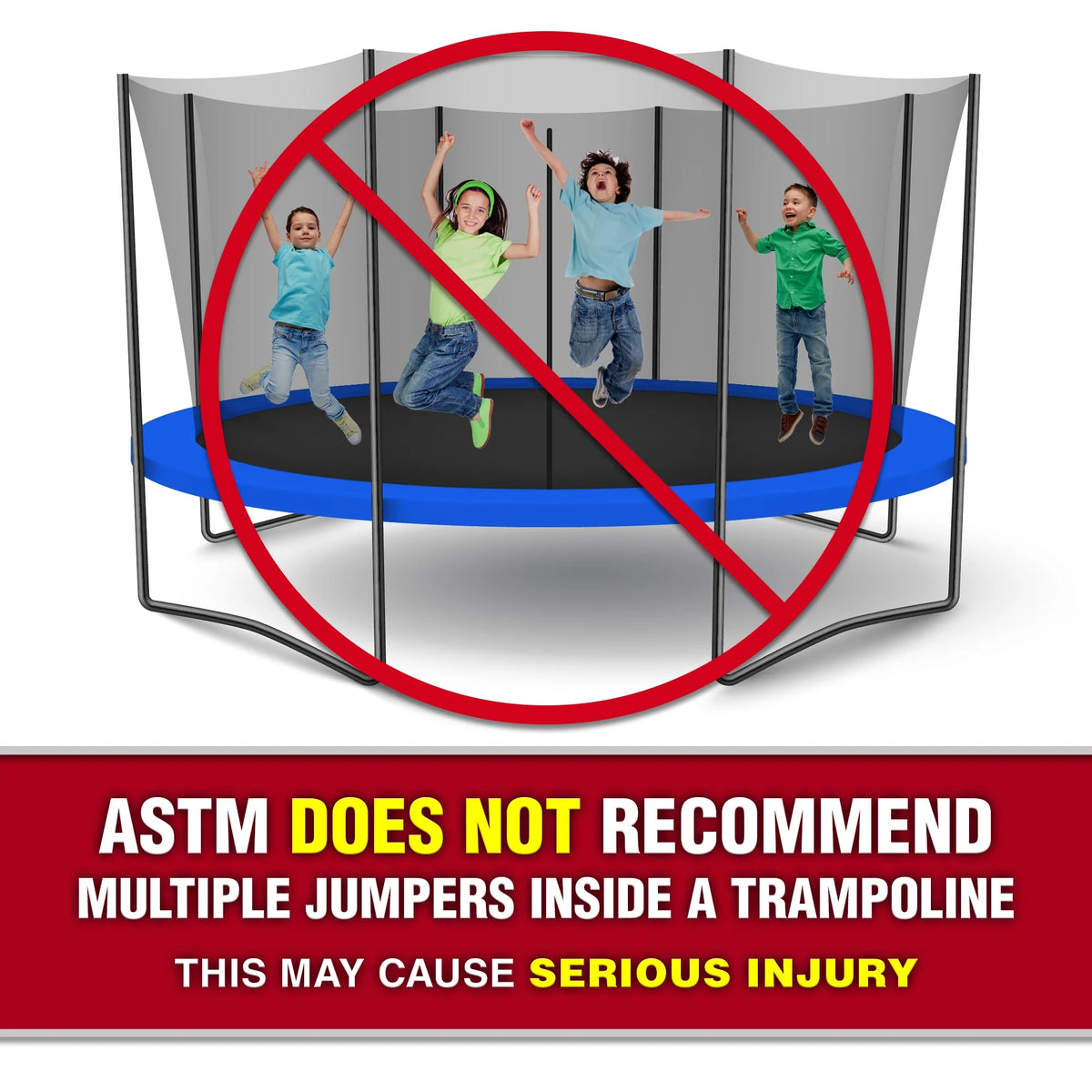 14' Trampoline with Safety Enclosure G499