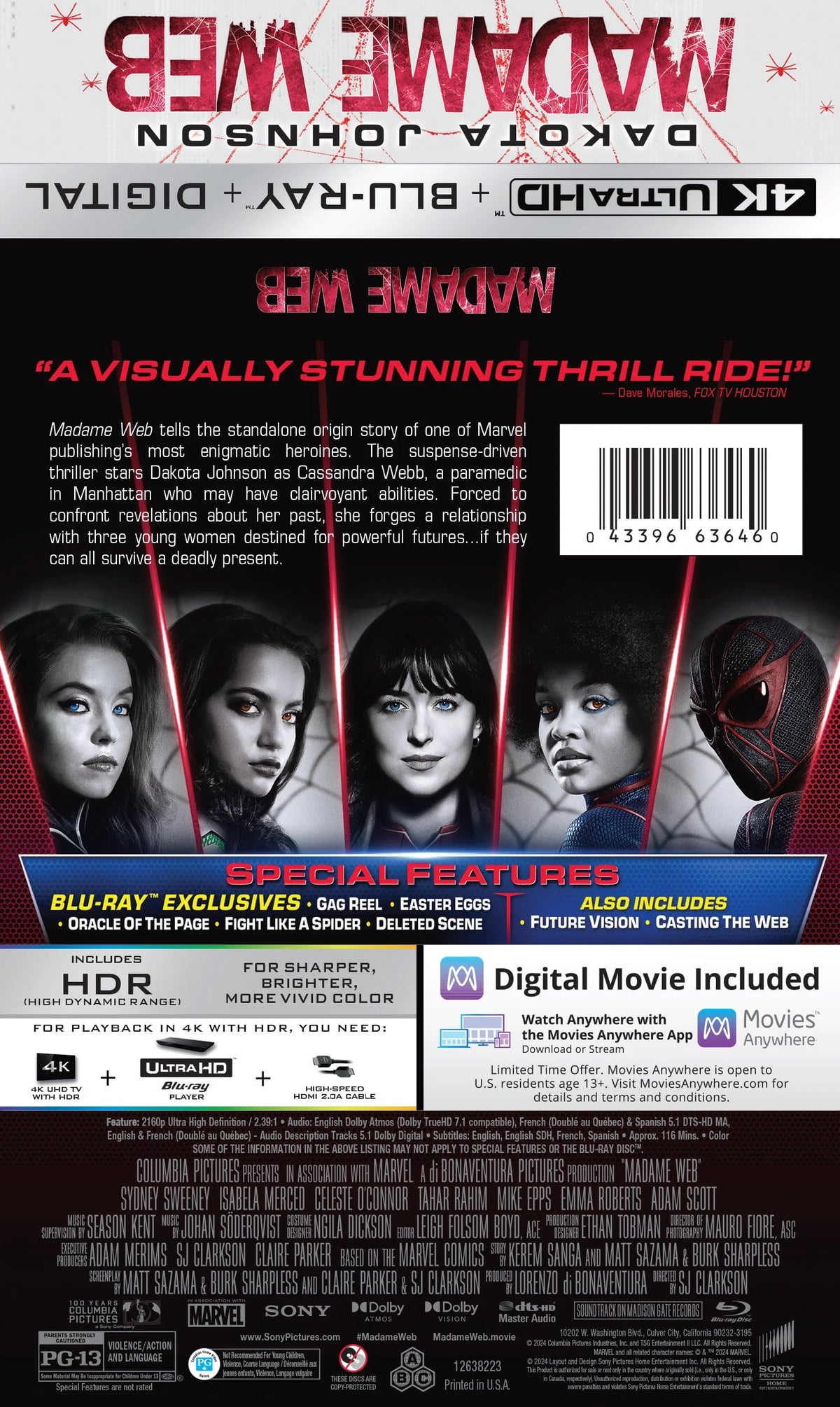 4K Ultra HD + Blu-Ray + Digital Copy F939629