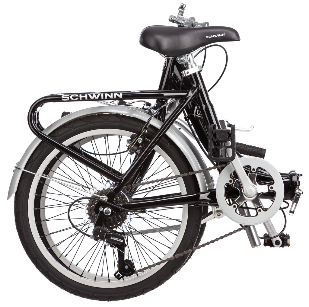 Folding Commuter Bike, 20-inch wheels, Black X394