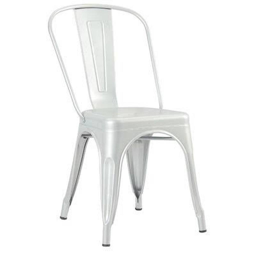 Metal Slat Back Side Chair B840282
