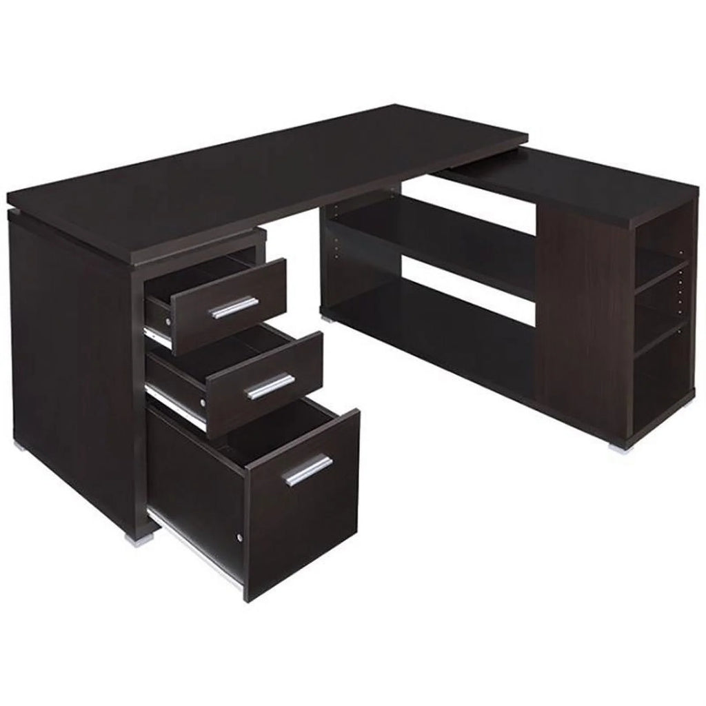 2 Piece L Shaped Desk and Office Chair Set D424