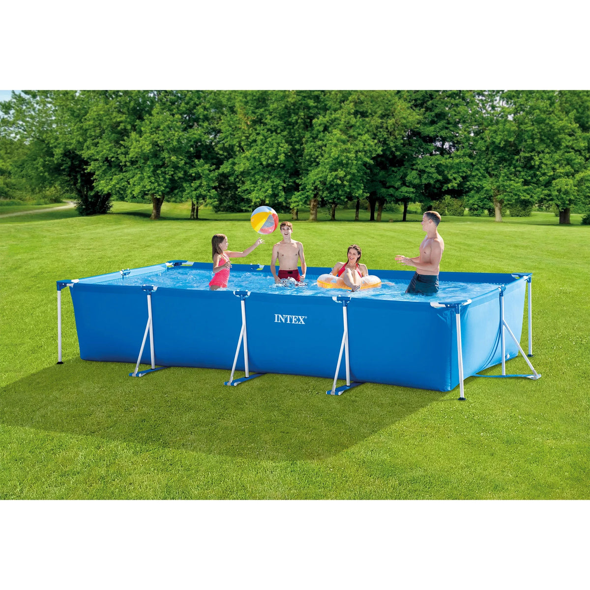 14.75' x 33" Rectangular Frame Above Ground Swimming Pool T805
