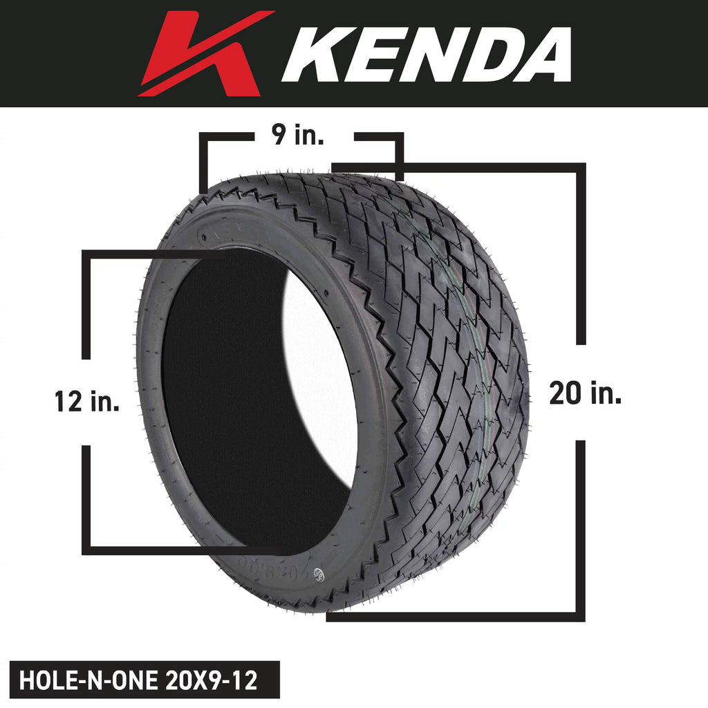 20x9-12 6 Ply Tubeless Golf Cart Turf Tires 2 Pack T838