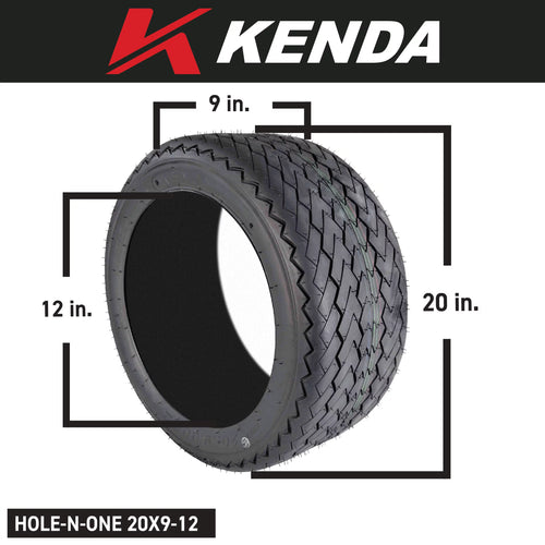 20x9-12 6 Ply Tubeless Golf Cart Turf Tires 2 Pack T838