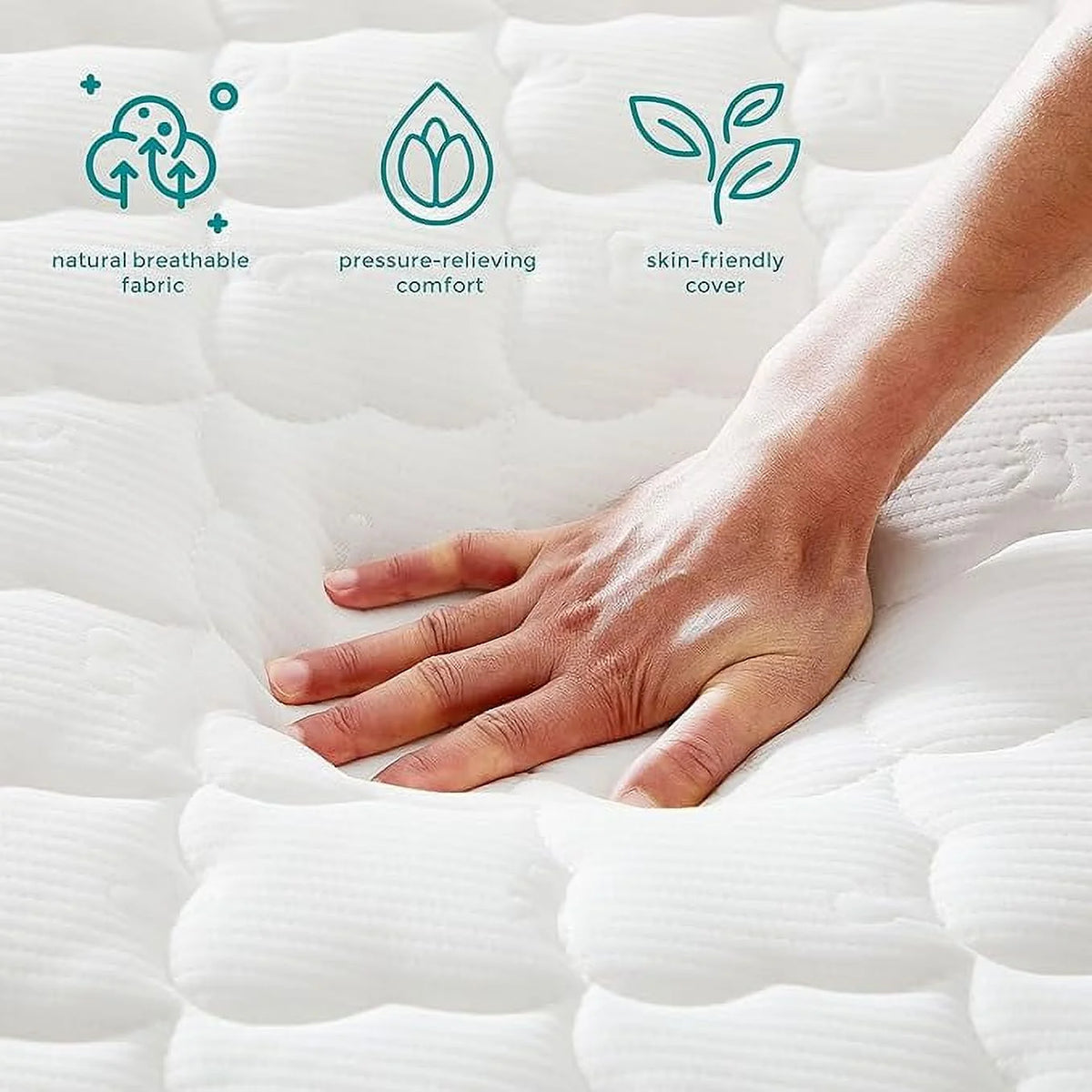 10 Inch Gel Memory Foam Hybrid Twin Mattress T14037