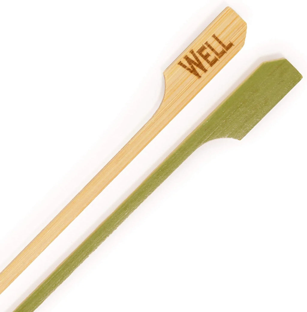Natural Bamboo Skewers Sticks, 300 Pieces H5341