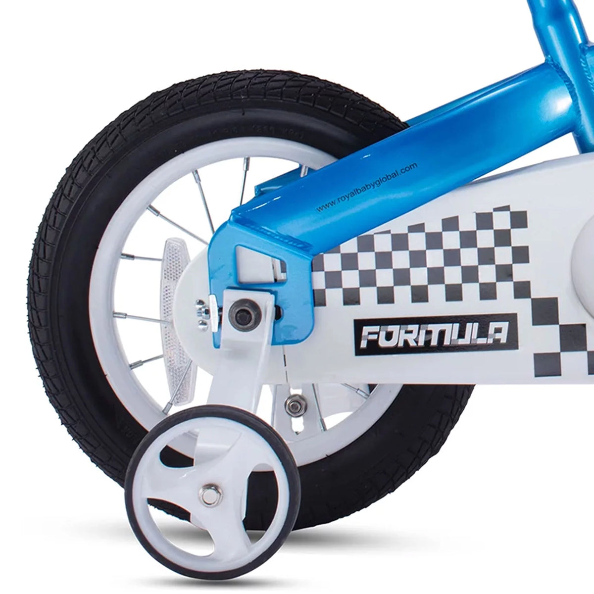 Blue Kids Bike with Training Wheels & Coaster Brake H940094