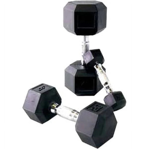 25lb Cast Iron Hex Dumbbell O69756