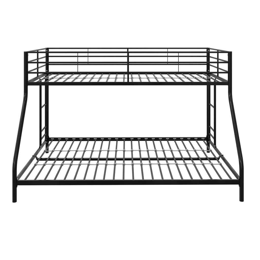 Twin over Full Metal Bunk Bed, Black F121878