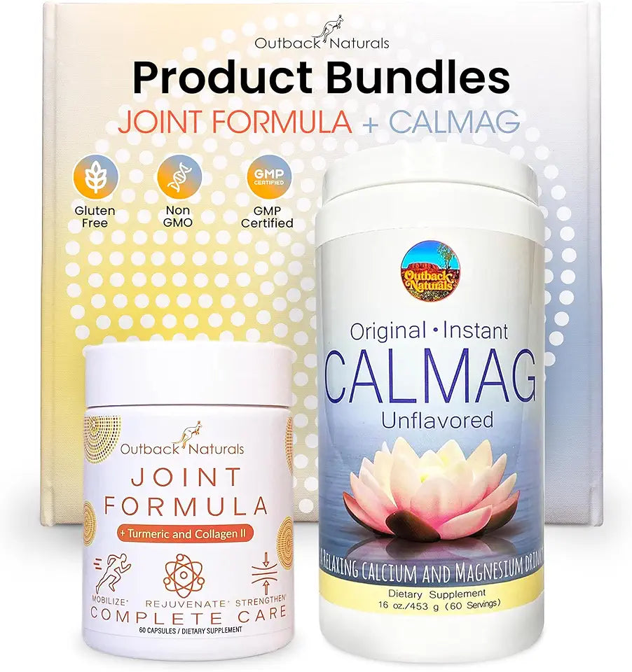 Collagen Turmeric Magnesium Calcium Citrate Capsules 2-Pack I6370