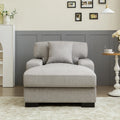 Oversized Gray Chaise Sleeper Sofa X158678