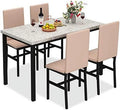 5-Piece Faux Marble Kitchen Table & Chair Set K895