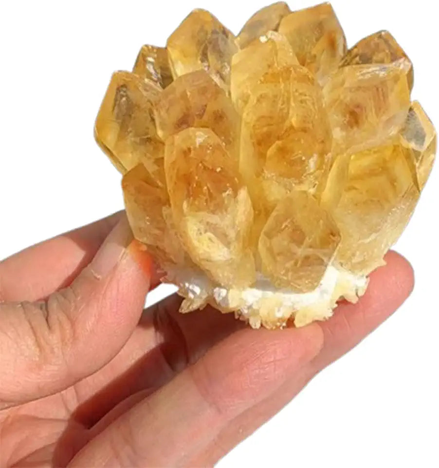 Citrine Cluster Irregular Quartz Crystal Specimen Home Decor Z8056