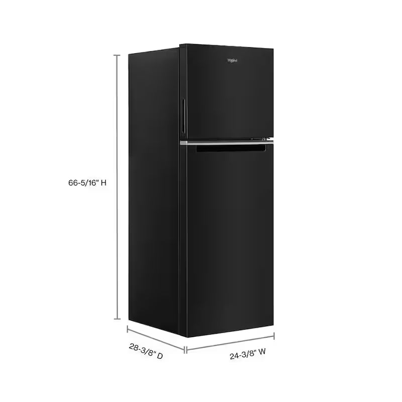 Black Top Freezer Refrigerator G730711