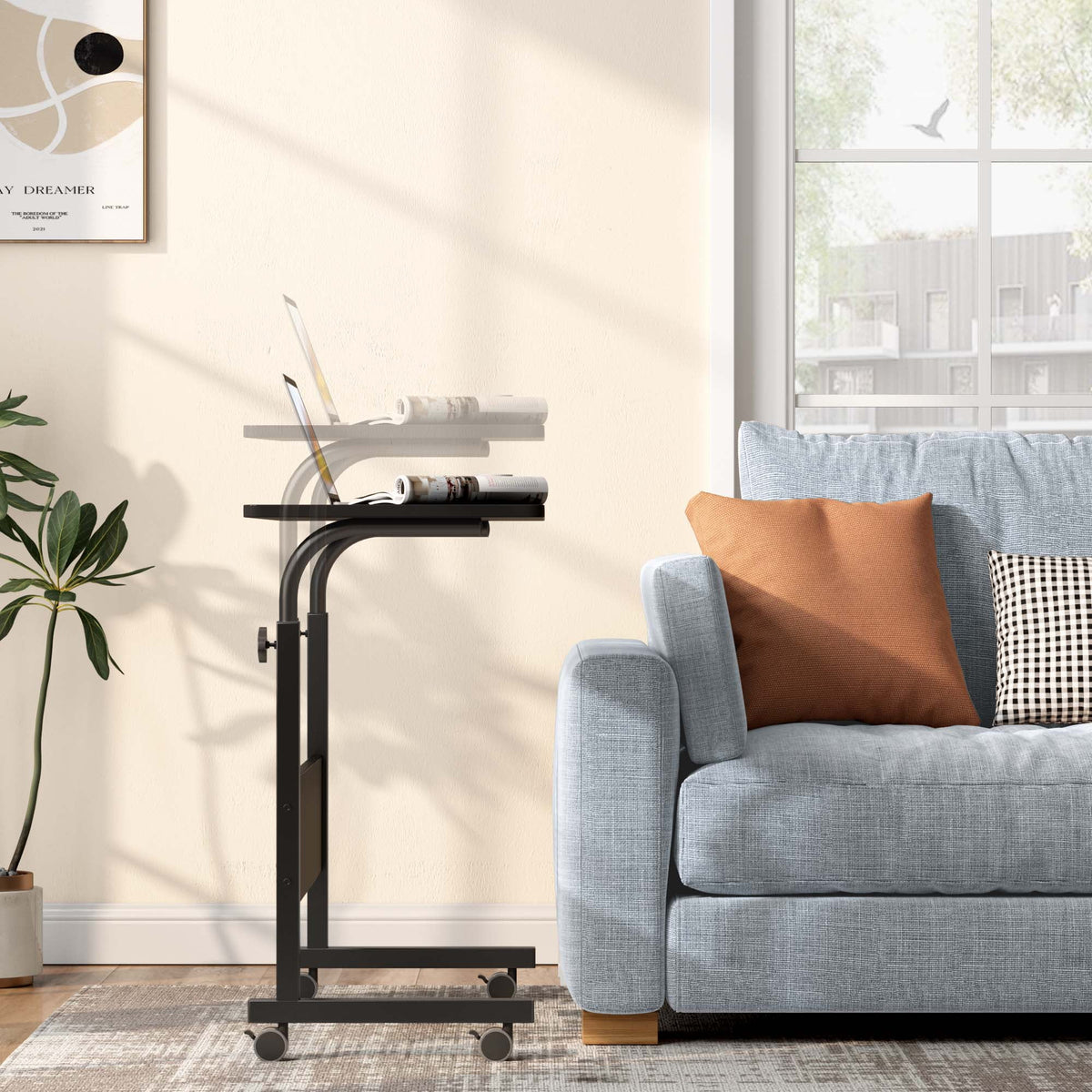 31.5" Mobile Side Table Z634