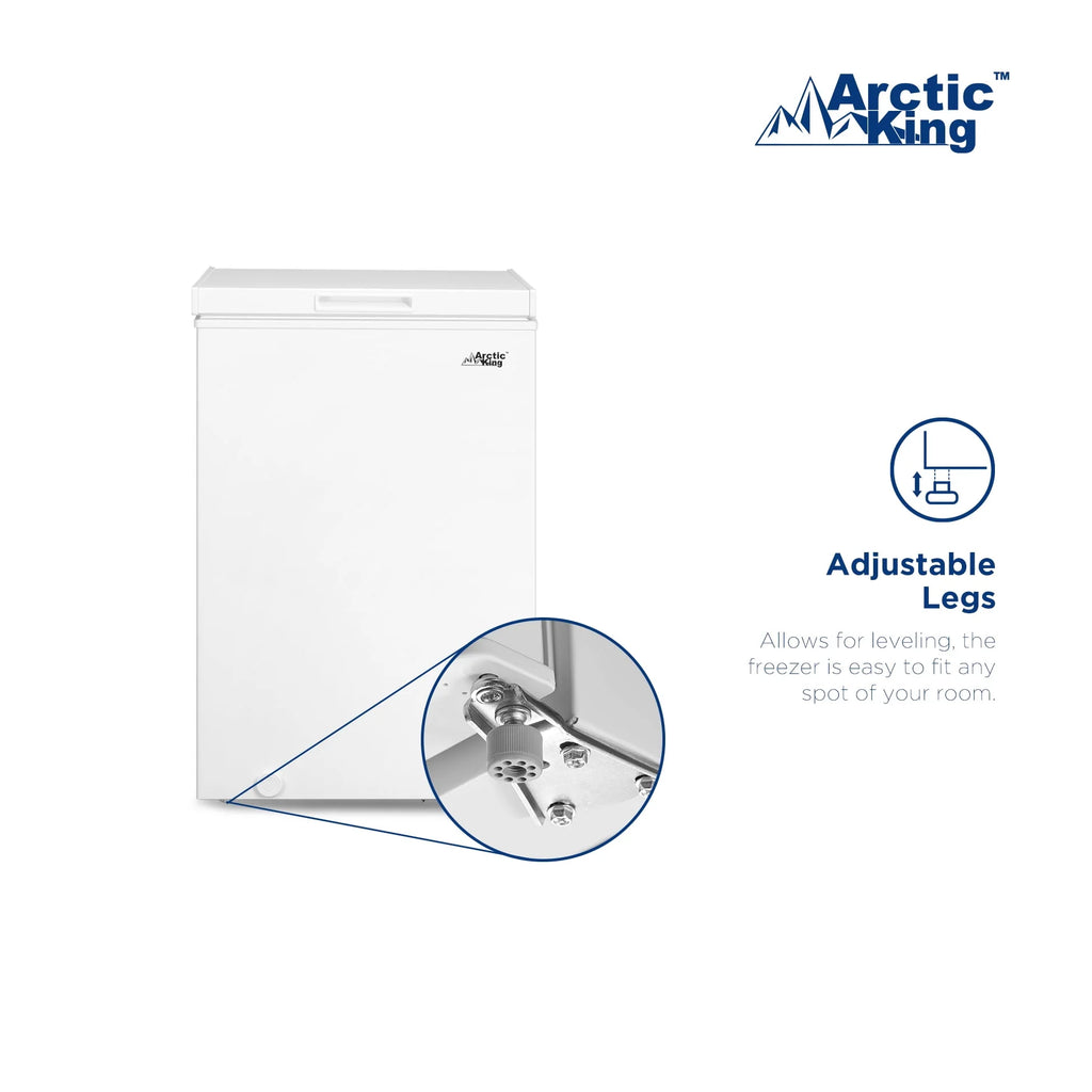 White 3.5 Cu ft Chest Freezer J2865