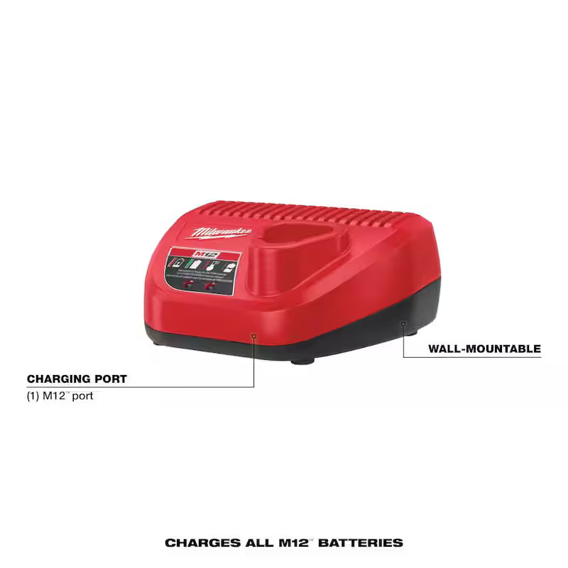 12-Volt Lithium-Ion Battery Pack 4.0 Ah and Charger Kit A283