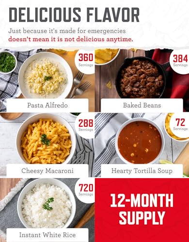 14 Day Emergency Food Supply 150 Servings Freeze Dried K3661