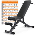 Adjustable Weight Bench 800LB Incline Decline N1081