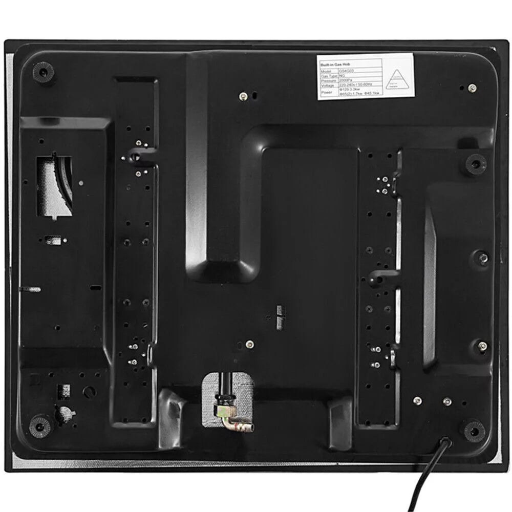 Black 4 Burners Built-In Gas Cooktop I7681