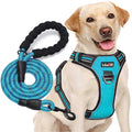 Adjustable Reflective Oxford Dog Harness with 5ft Dog Leash F146424