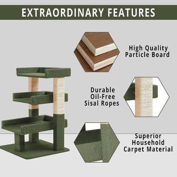 Cat Tree with Scratching Post J17185