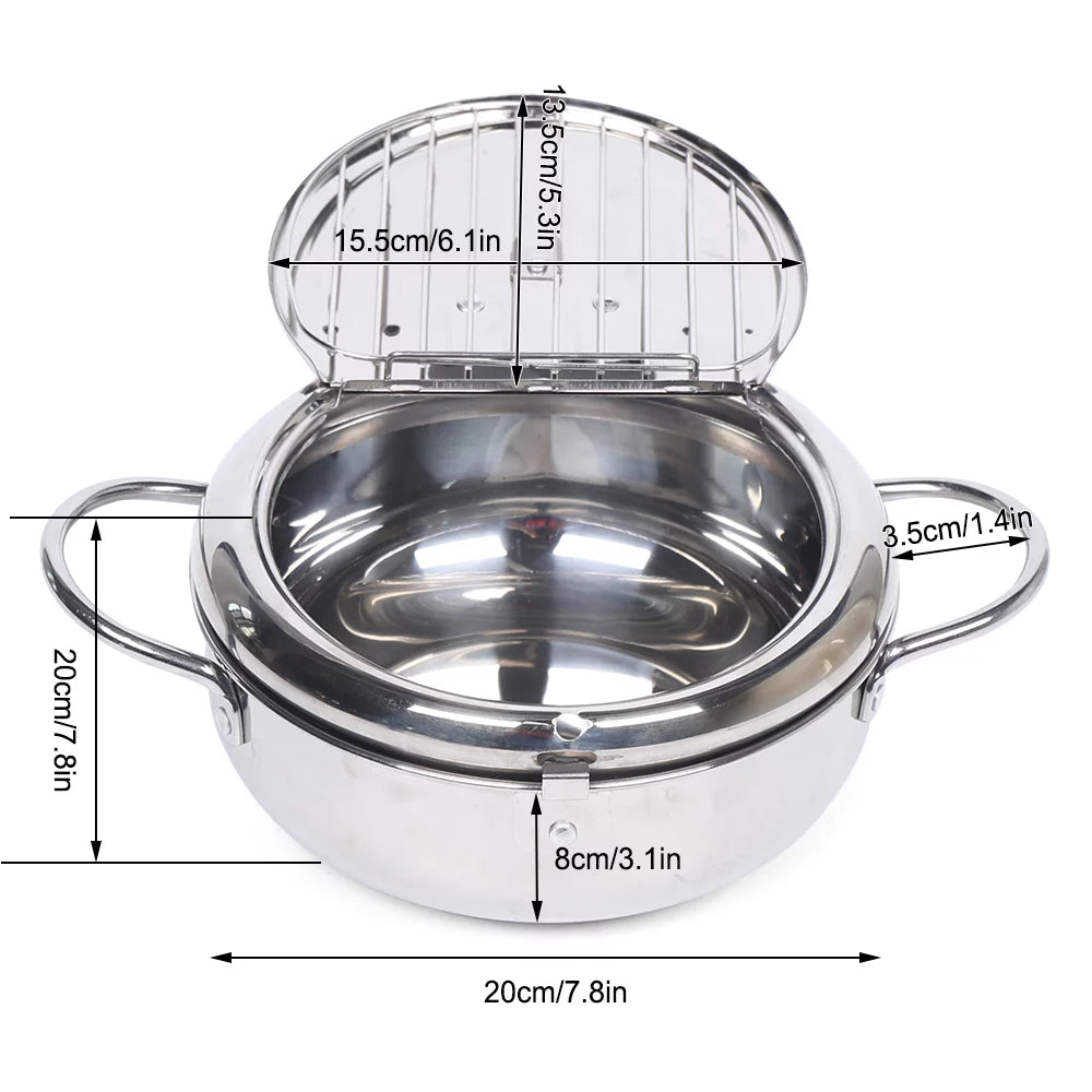 2.2L Stainless Steel Deep Fryer X13098