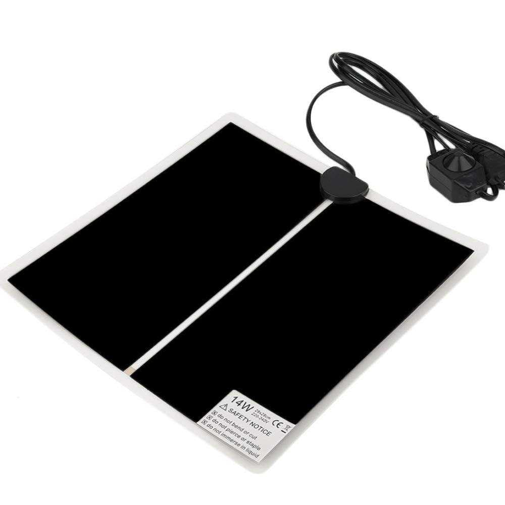 Reptile Heating Pad with Temperature Adjustment 110V 14W Heat Mat U431065