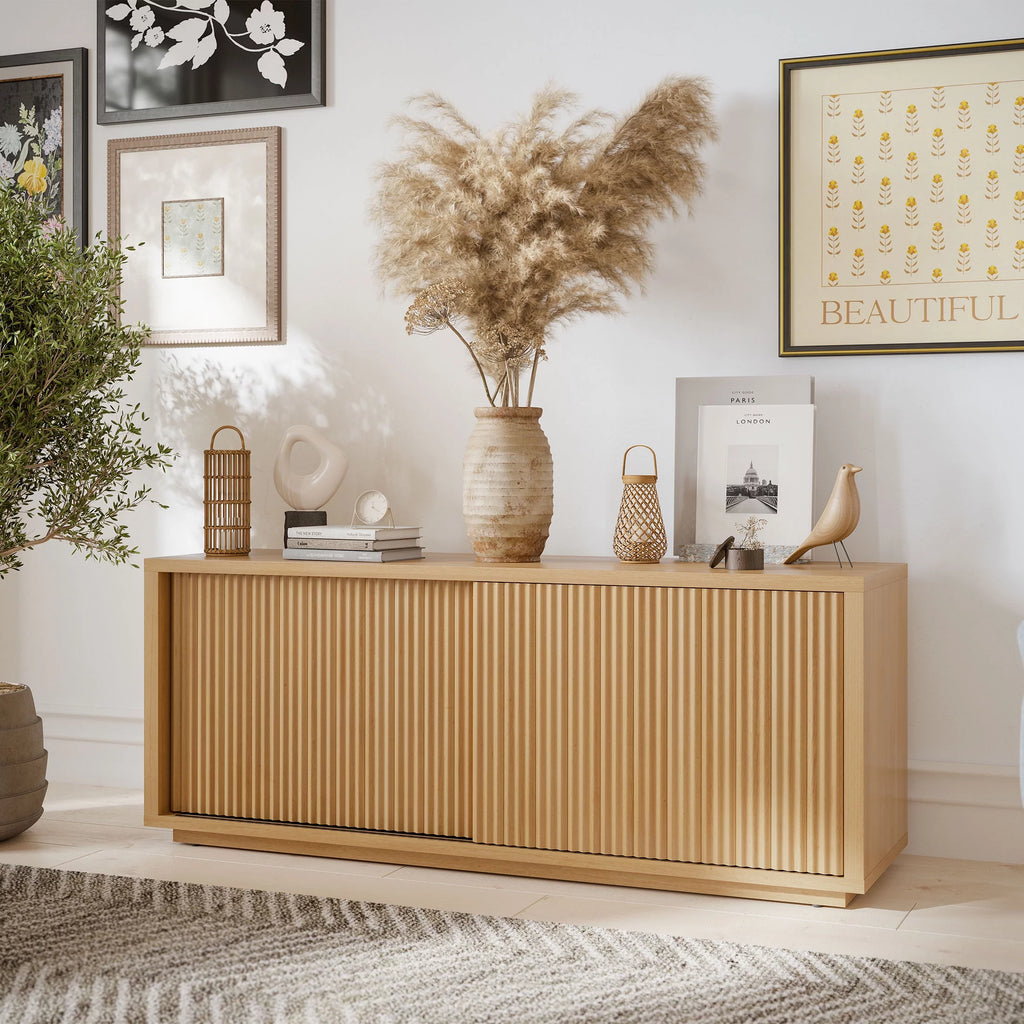 Fluted TV Stand for TVs up to 70" G3548