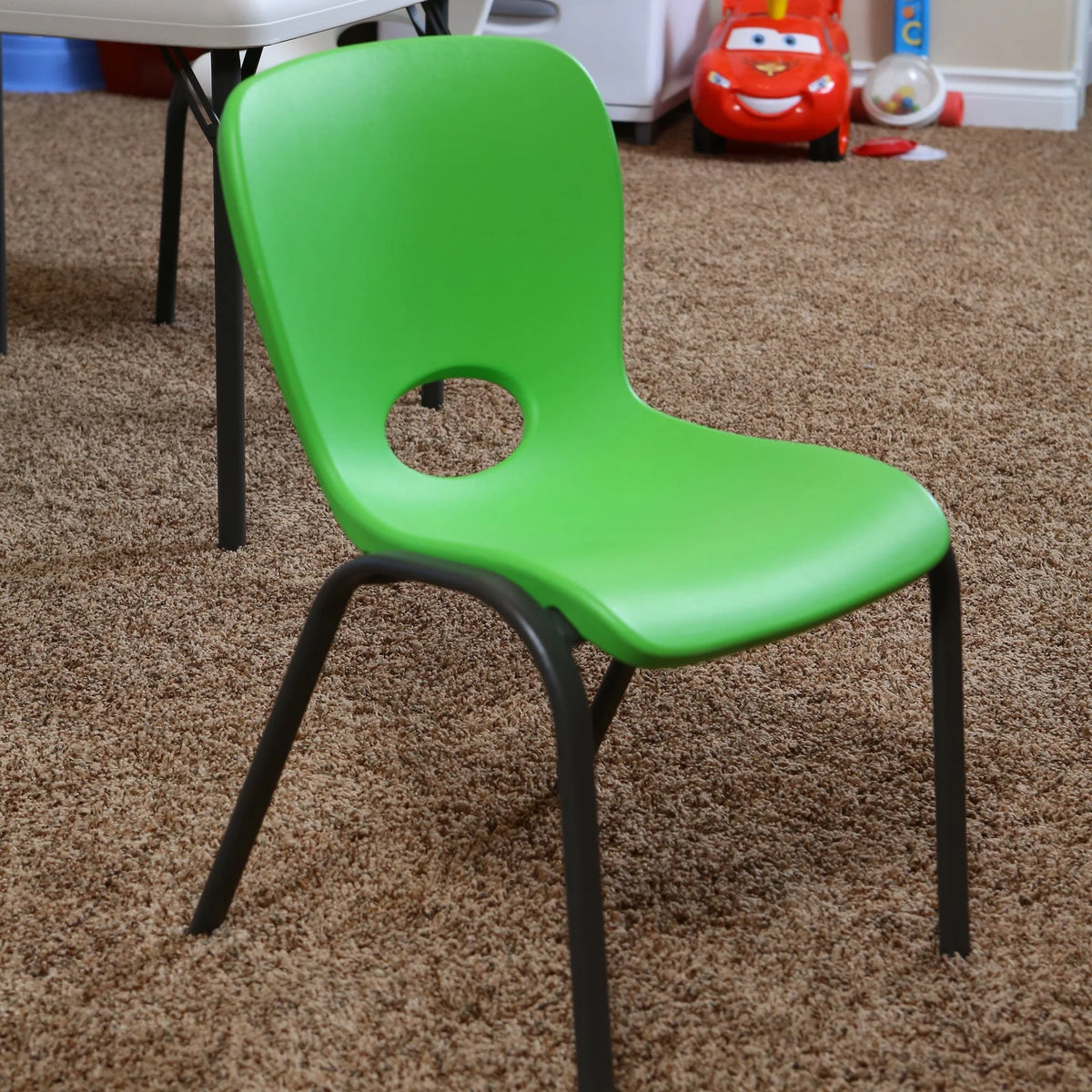 Lime Green Stacking Chairs 4 Pack G36258