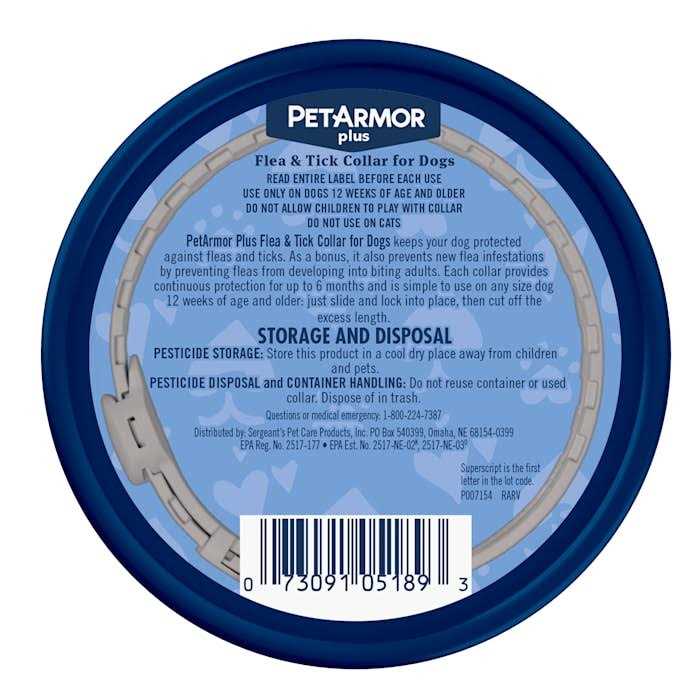 Flea & Tick Collar for Dogs S50598